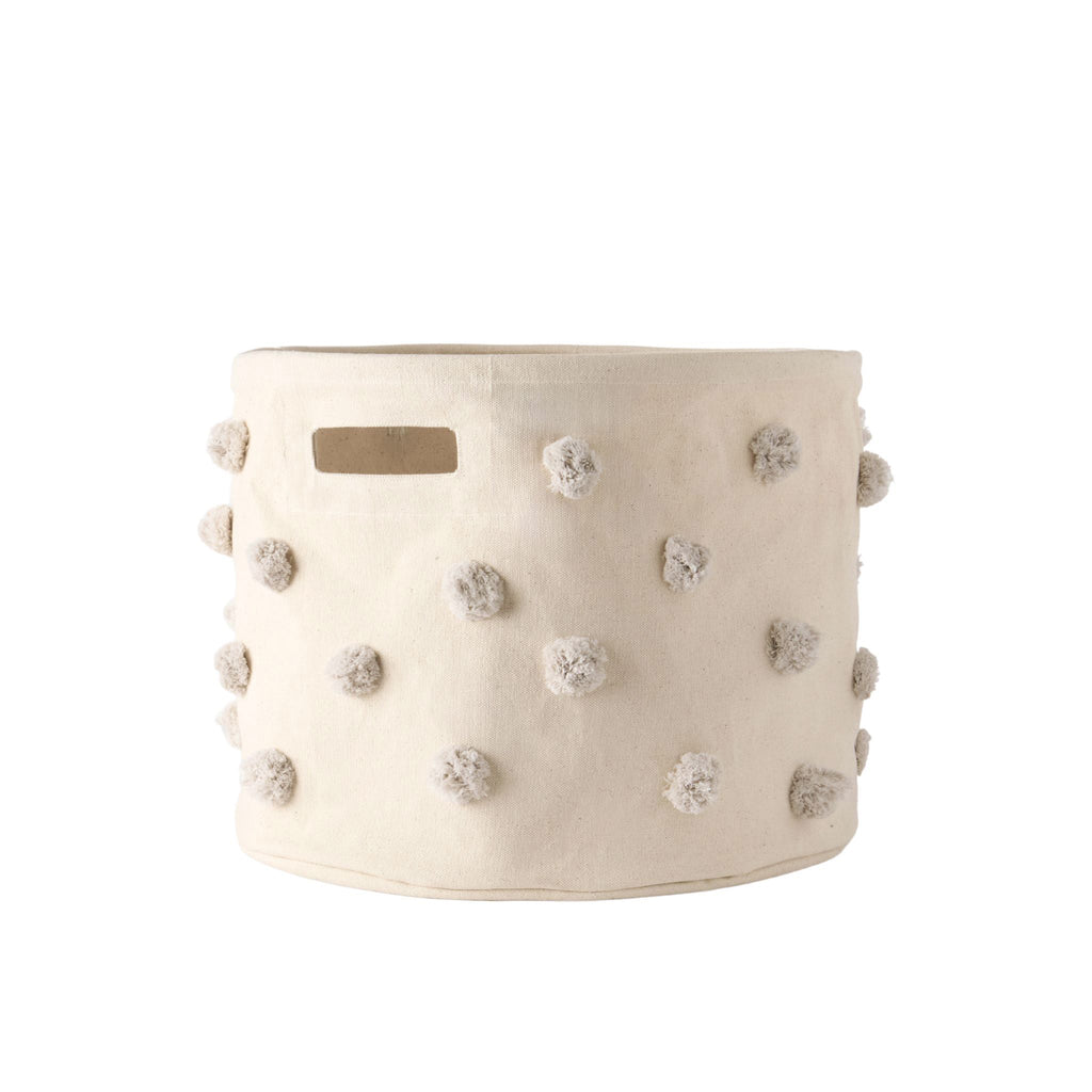 pom basket drum grey