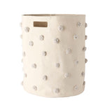 Pom Pom Basket - Hamper - Grey