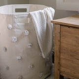 Pom Pom Basket - Hamper - Grey