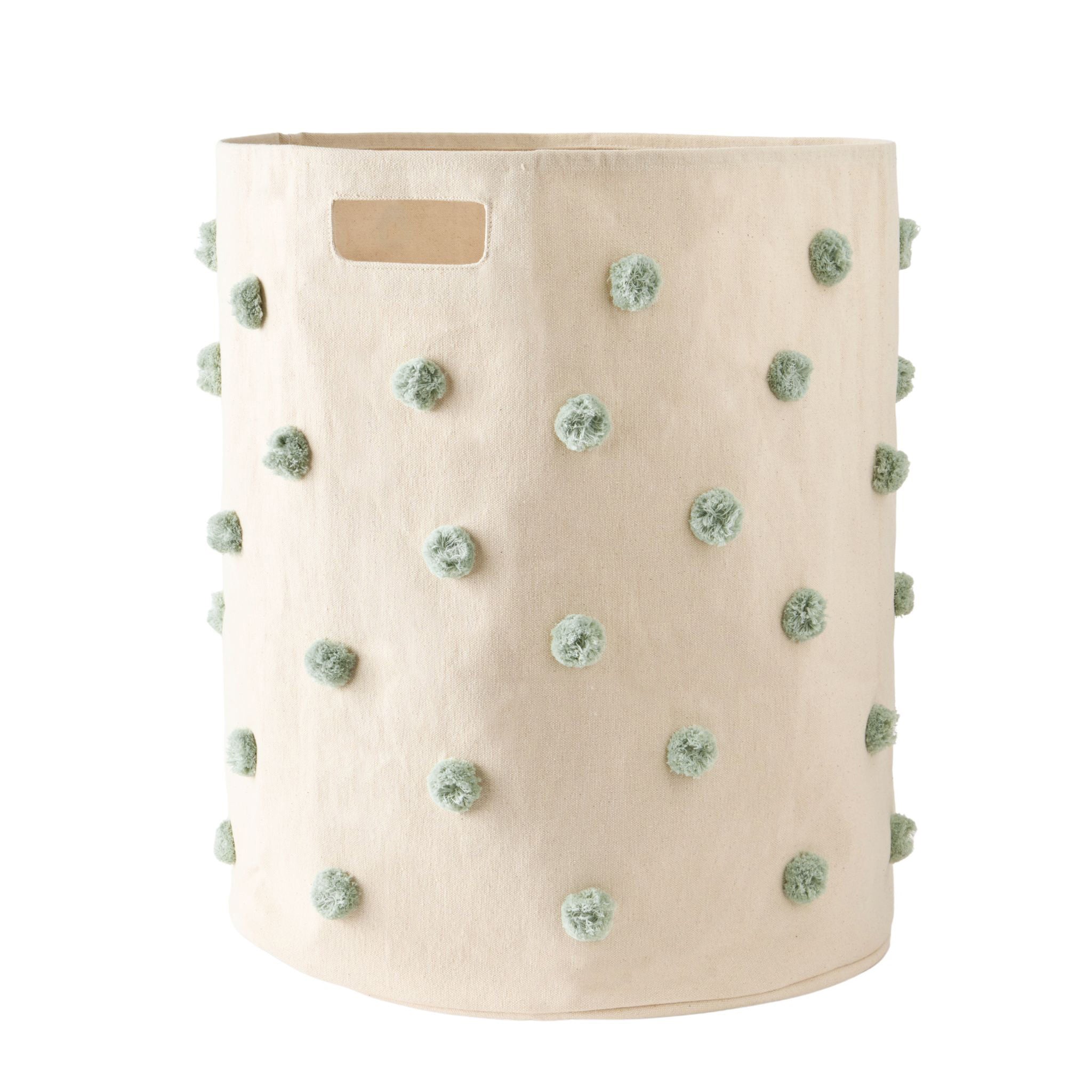 Pom Pom Basket - Hamper - Sea