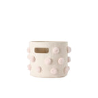 pom basket mini blush in pinks pattern