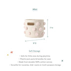 pom basket mini blush