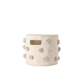 pom basket mini grey in neutrals pattern