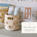 pom basket mini grey