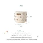 Pom Pom Basket - Mini - Grey