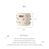 Pom Pom Basket - Mini - Grey