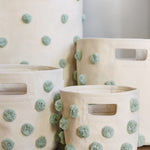Pom Pom Basket - Mini - Sea