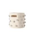 pom basket pint grey in neutrals pattern