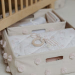 Pom Pom Basket-Hideaway - Blush