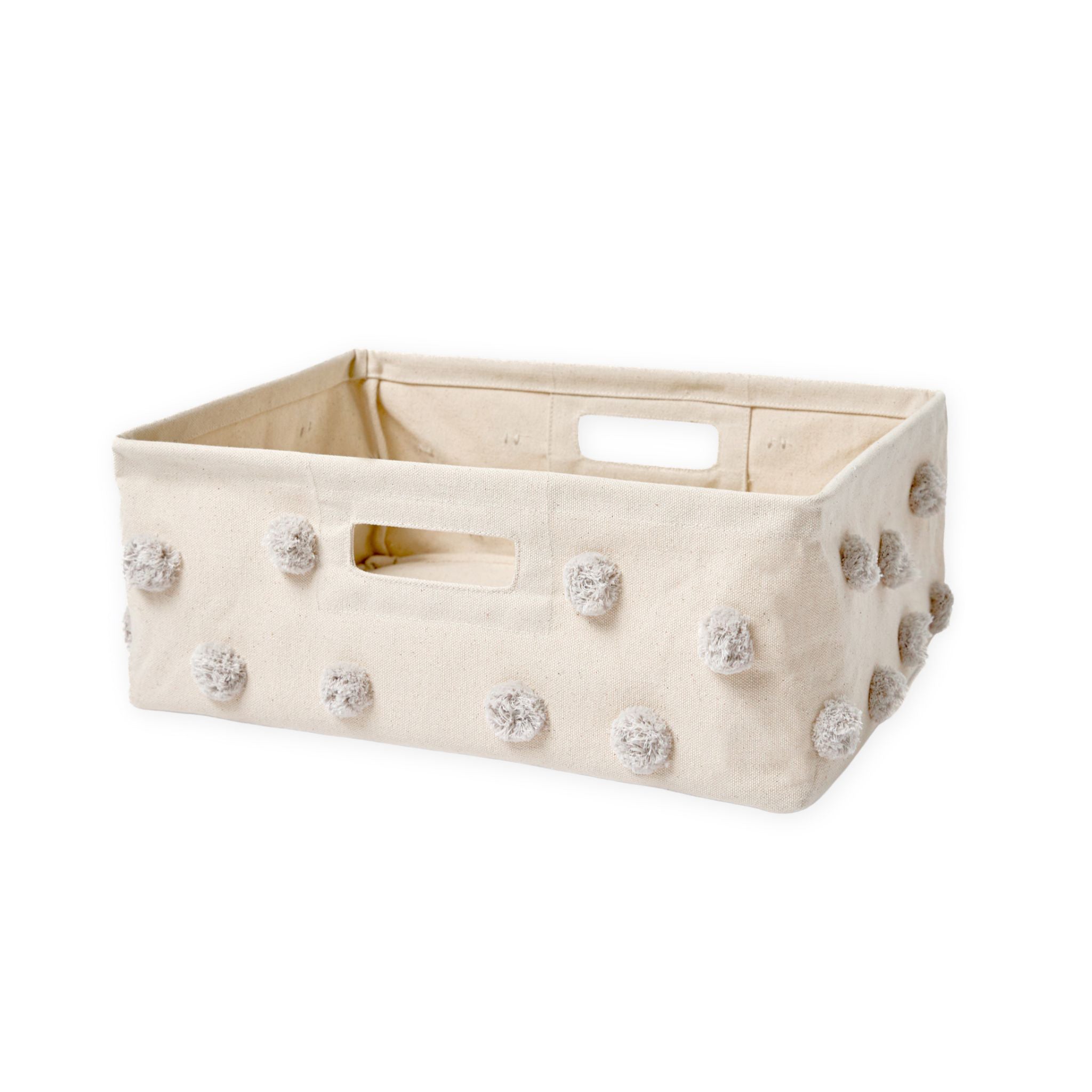 Pom Pom Basket-Hideaway - Grey