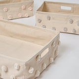Pom Pom Basket-Hideaway - Natural