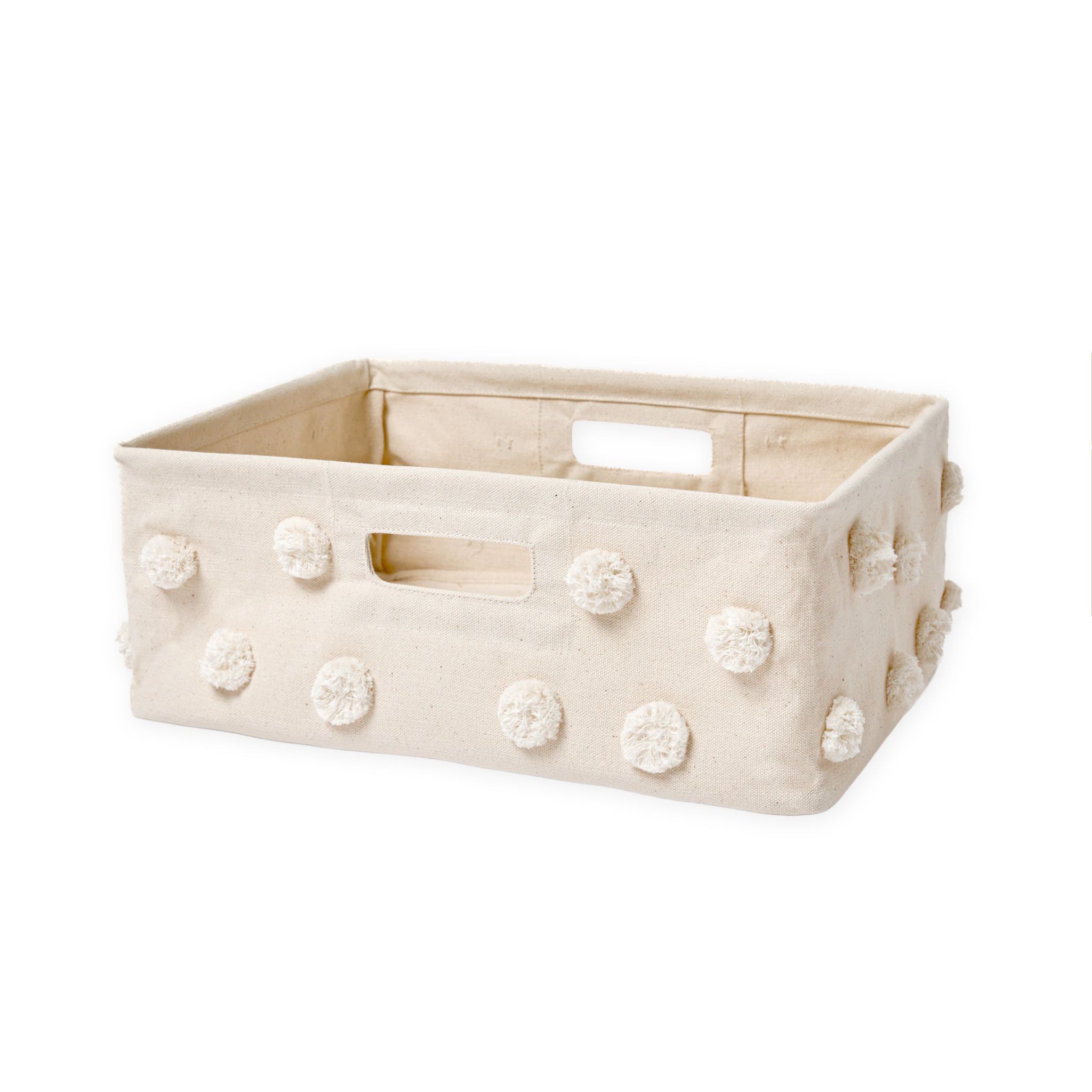 Pom Pom Basket-Hideaway - Natural