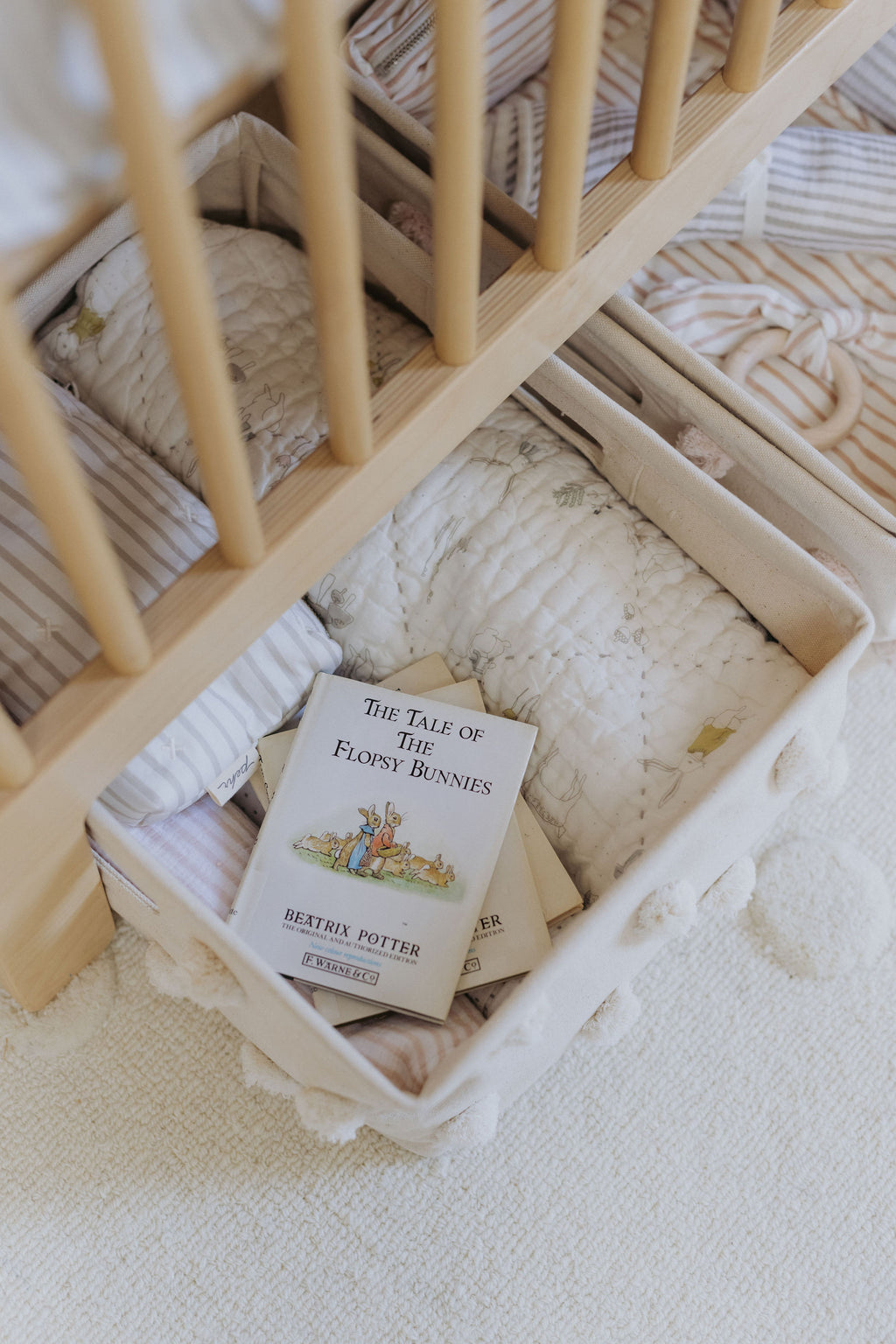 pom basket hideaway natural