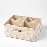 Pom Pom Hideaway Caddy Organizer - Blush