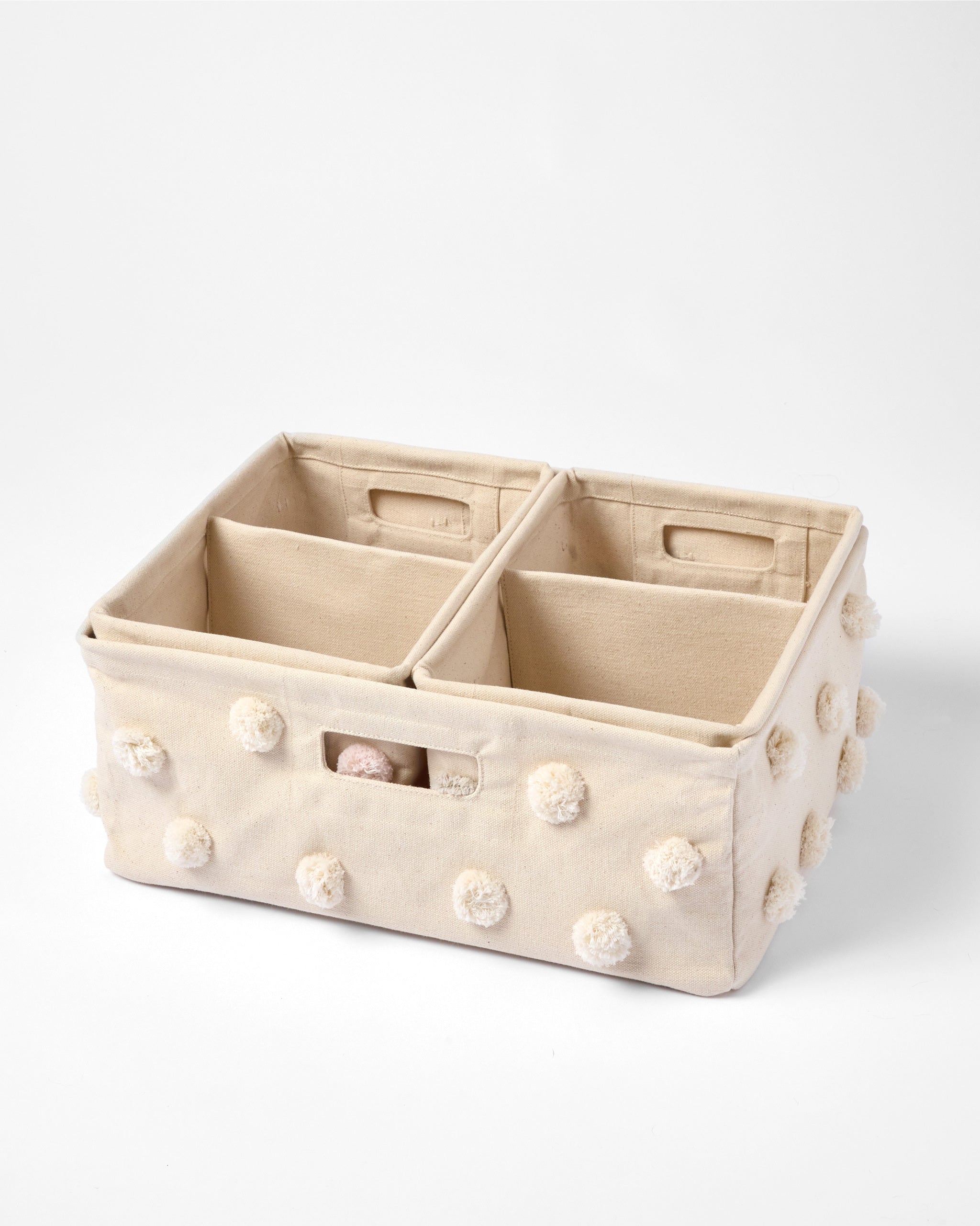 Pom Pom Hideaway Caddy Organizer - Blush