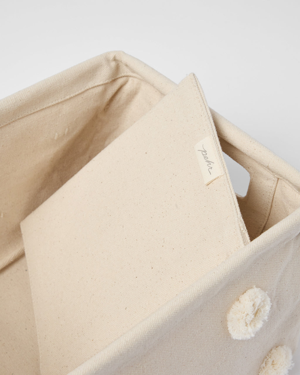pom hideaway caddy organizer natural
