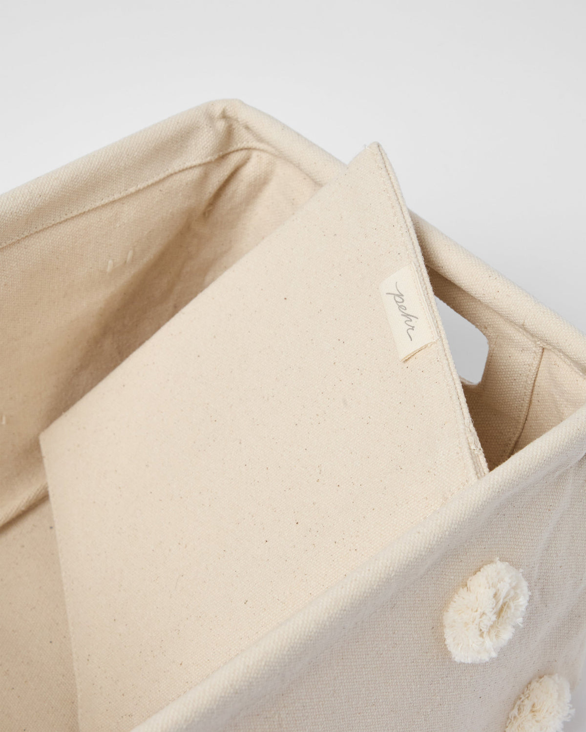 pom hideaway caddy organizer natural