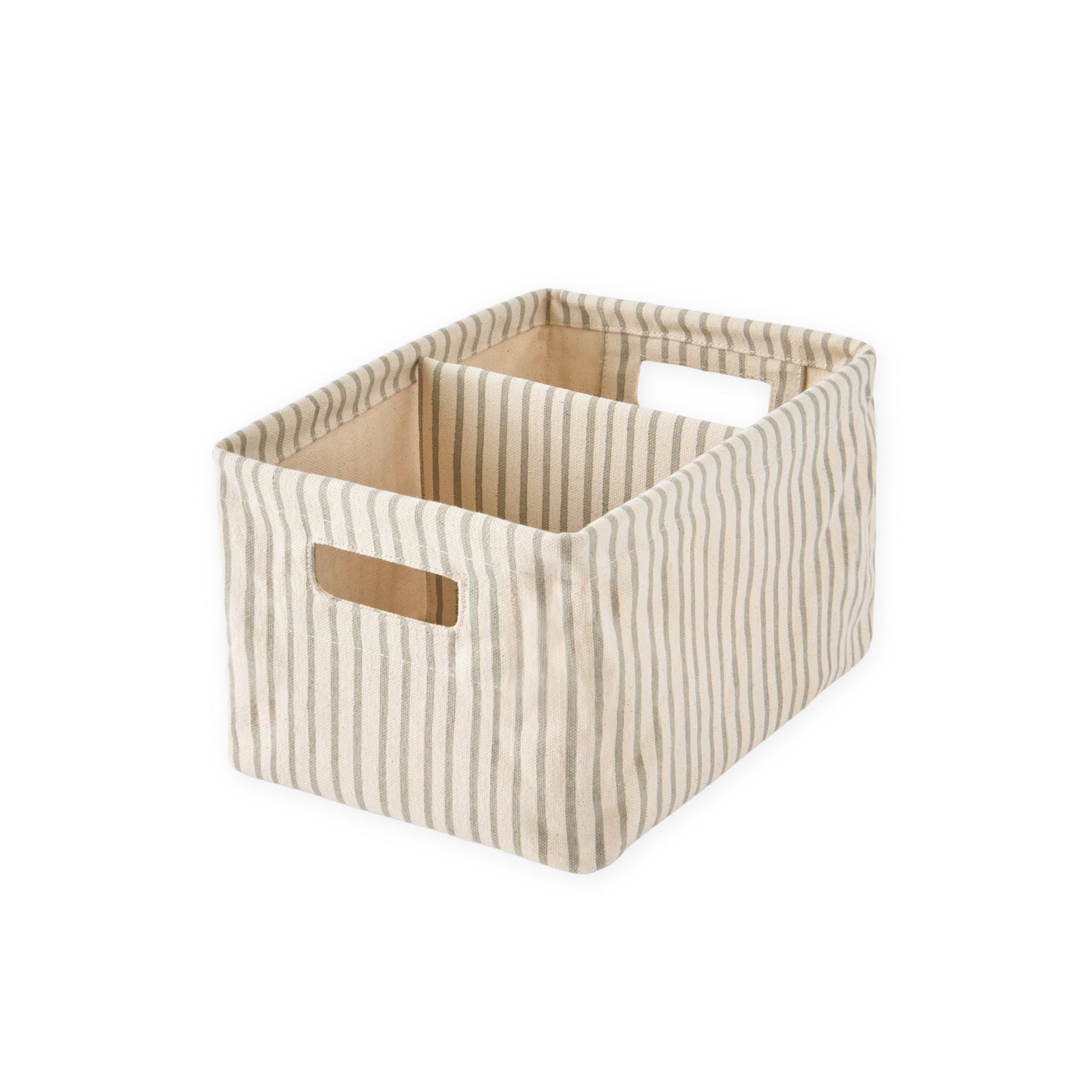 printed hideaway caddy stripes away pebble grey in neutrals pattern