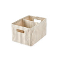 printed hideaway caddy stripes away pebble grey in neutrals pattern