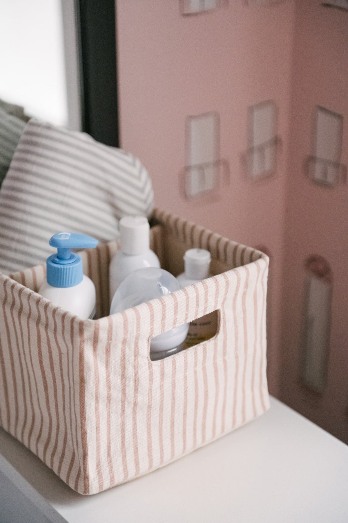 printed hideaway caddy stripes away petal