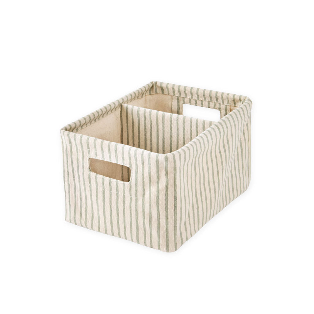printed hideaway caddy stripes away sea in blues pattern