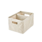 printed hideaway caddy stripes away sea in blues pattern
