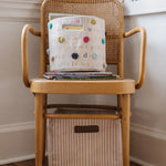 Printed Cube - Stripes Away Petal