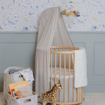 Printed Cube - Stripes Away Ink Blue