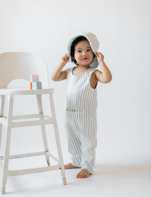 bucket hat stripes away sea