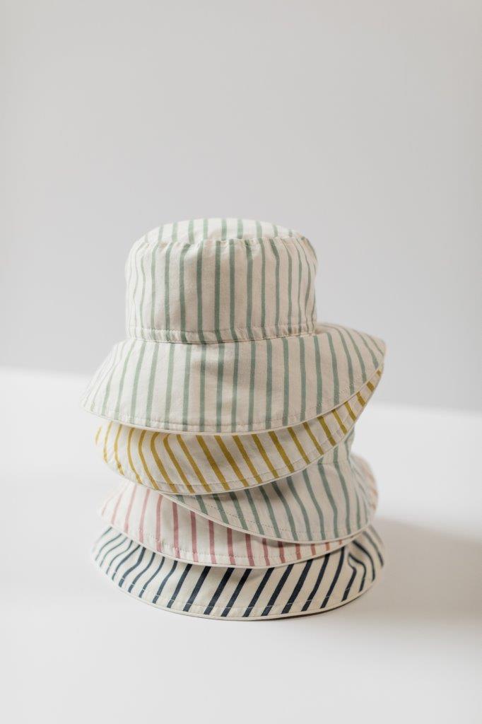 bucket hat stripes away sea