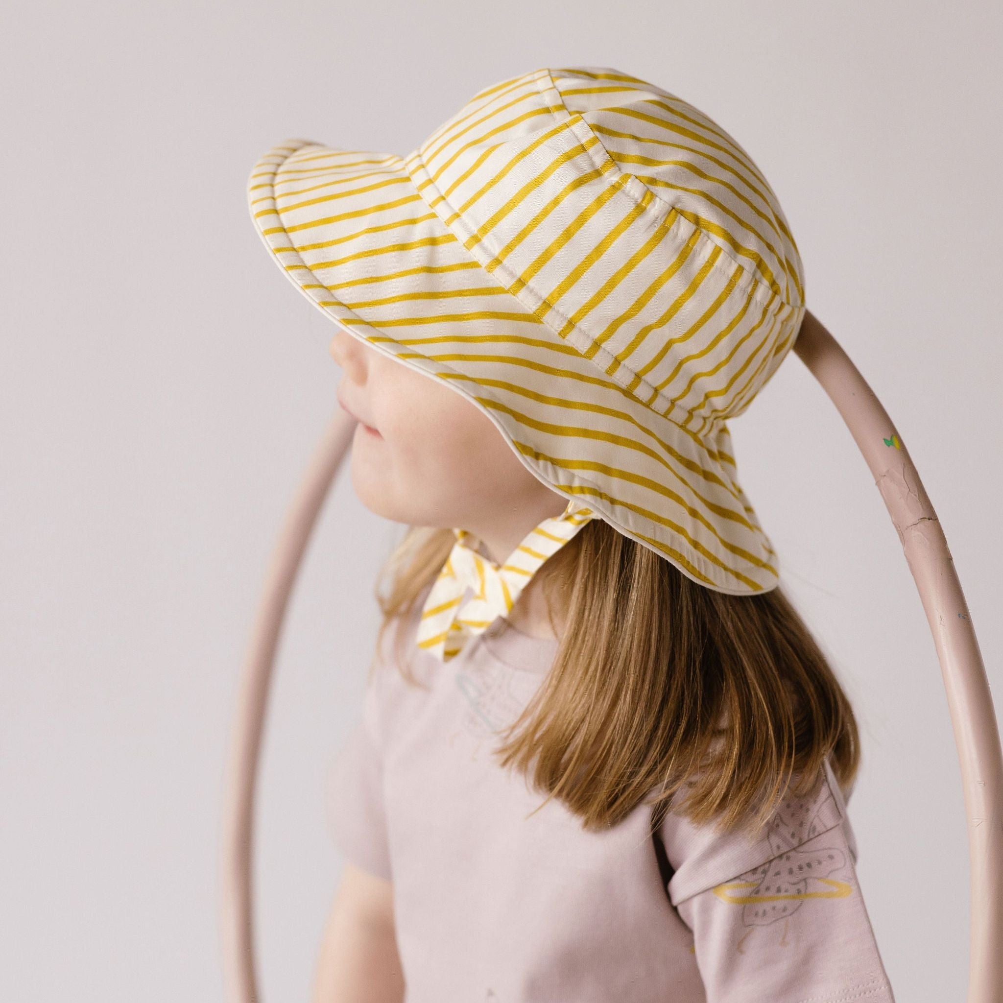 Bucket Hat - Stripes Away Marigold