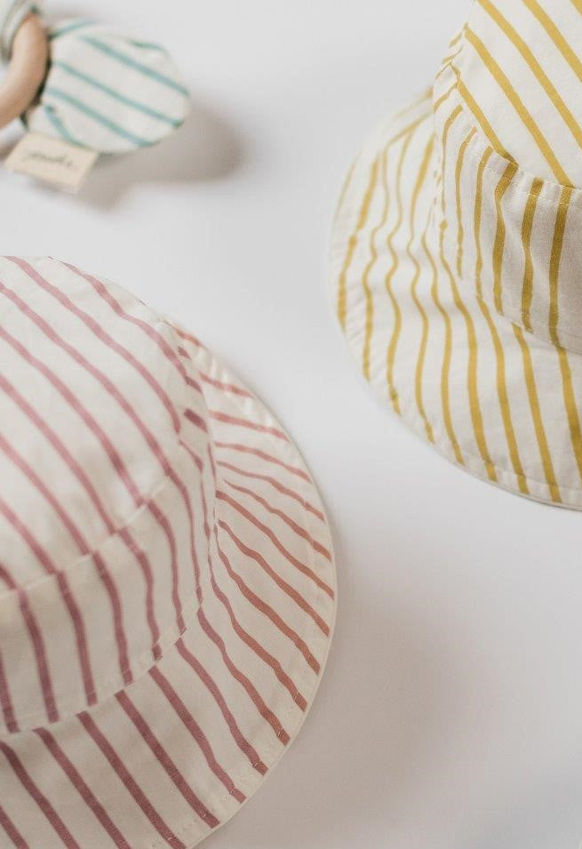 Bucket Hat - Stripes Away Marigold
