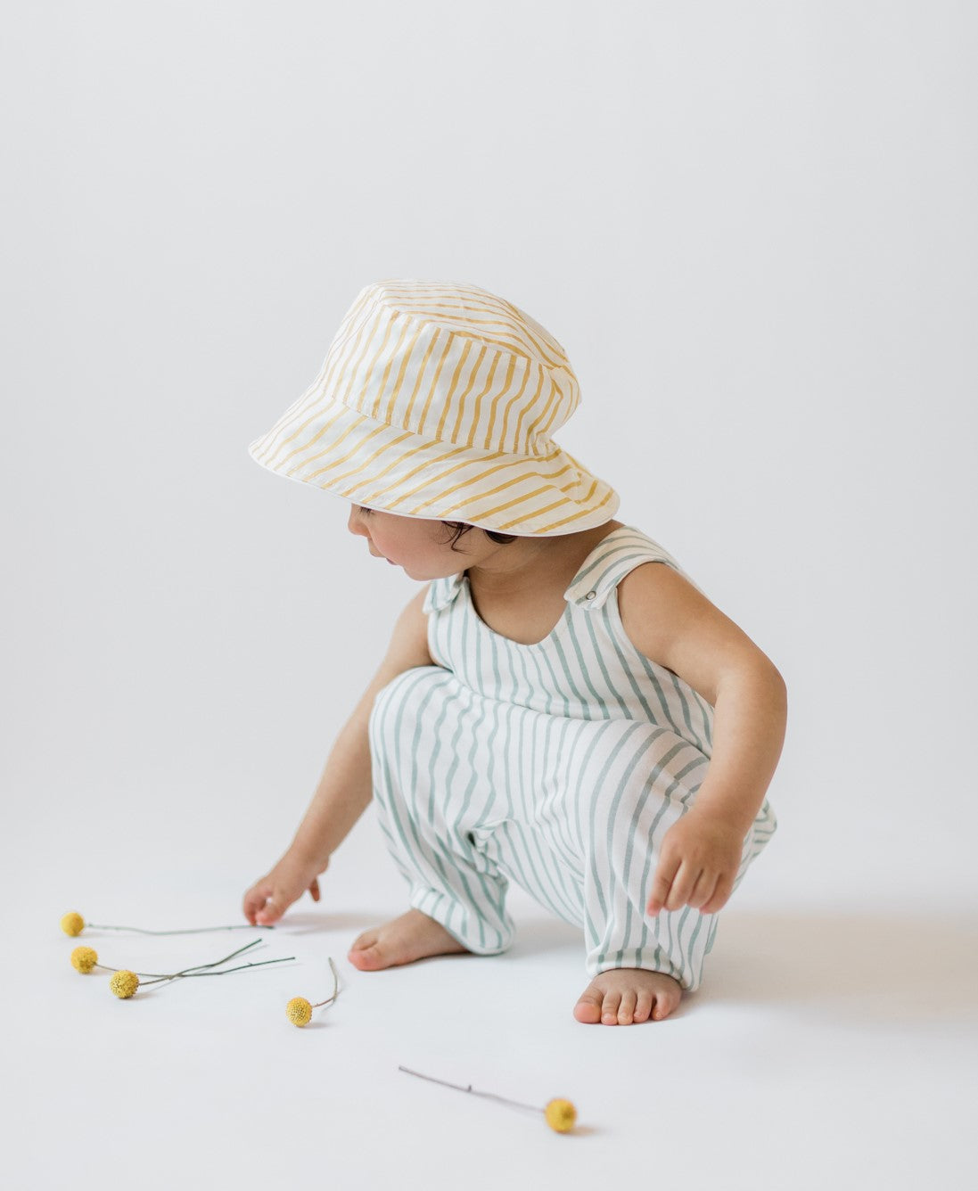 Bucket Hat - Stripes Away Marigold