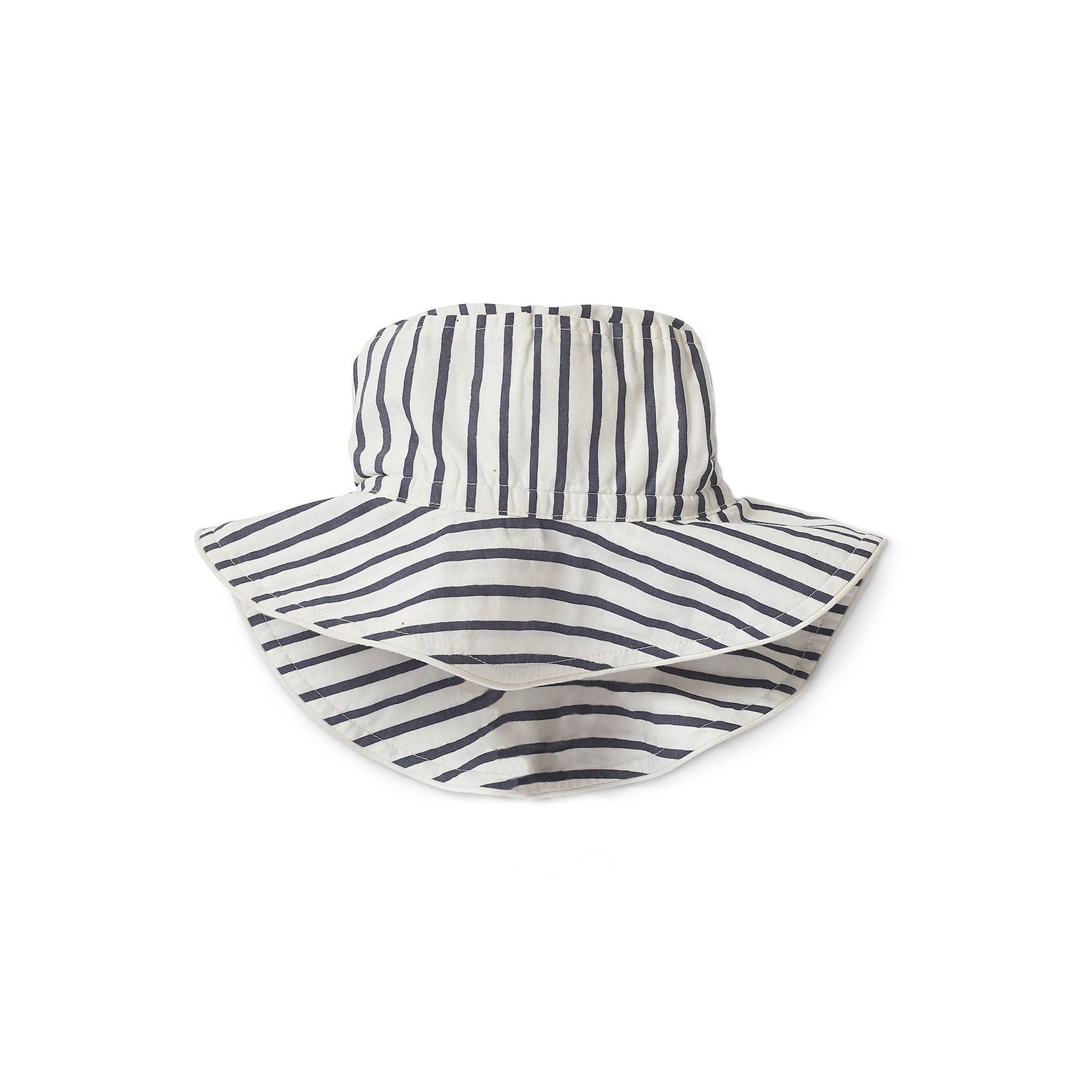 bucket hat stripes away ink blue