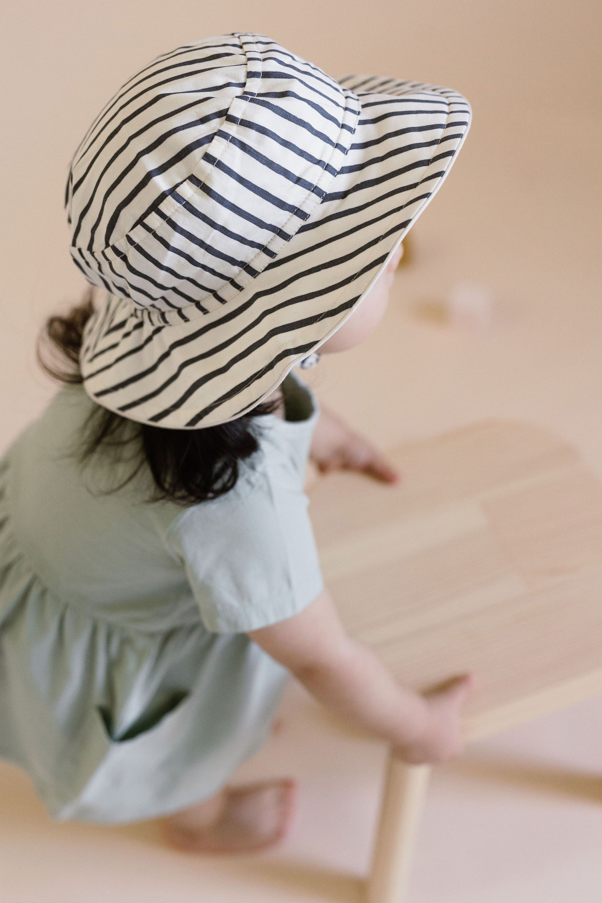 bucket hat stripes away ink blue