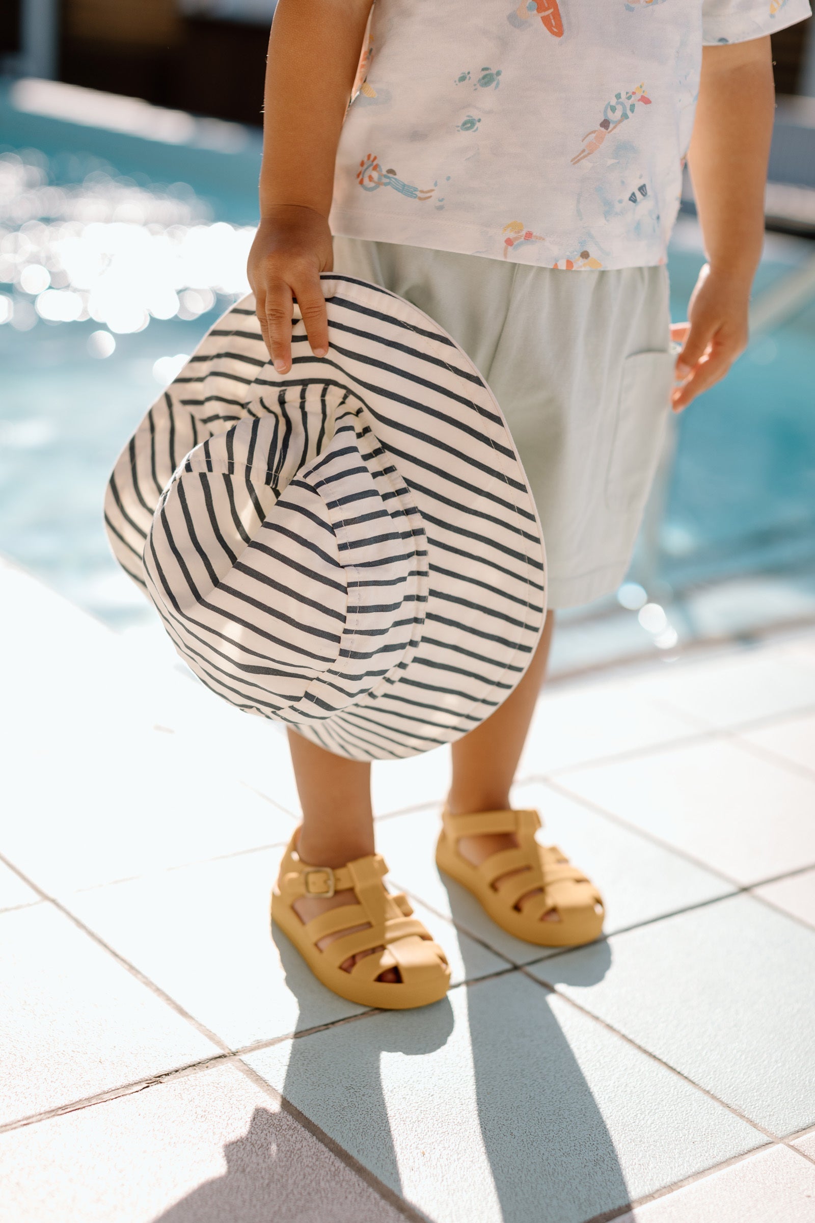 Bucket Hat - Stripes Away Ink Blue