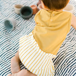 Bloomer Short - Stripes Away Marigold