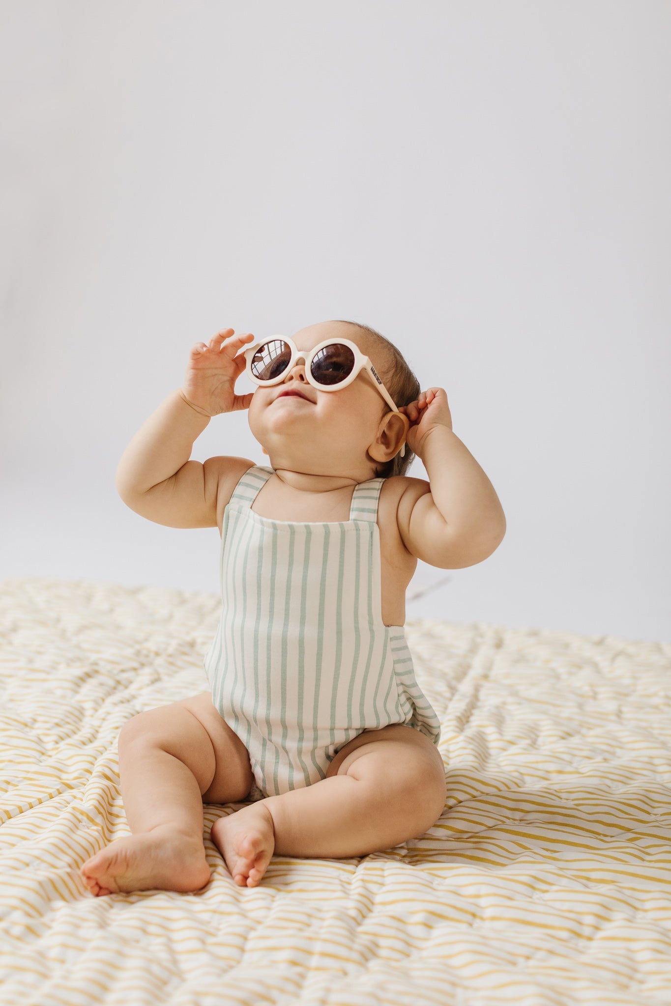 Criss-Cross One-Piece - Stripes Away Sea