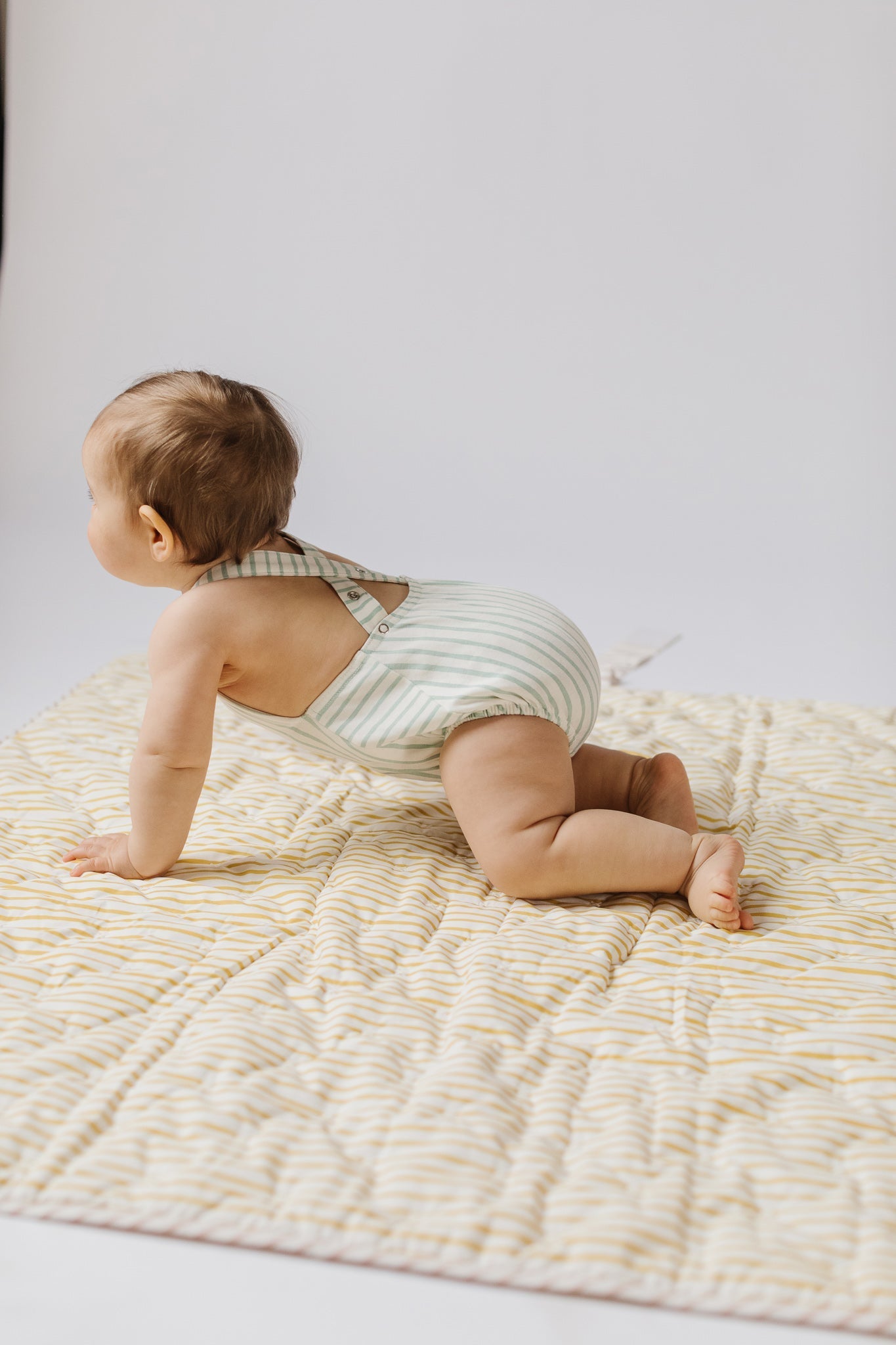 Criss-Cross One-Piece - Stripes Away Sea