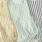 Criss-Cross One-Piece - Stripes Away Sea