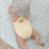Criss-Cross One-Piece - Stripes Away Marigold