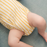 Criss-Cross One-Piece - Stripes Away Marigold