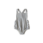 Criss-Cross One-Piece - Stripes Away Ink Blue