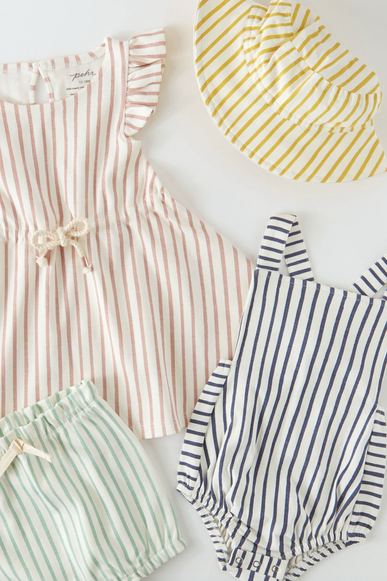 Criss-Cross One-Piece - Stripes Away Ink Blue