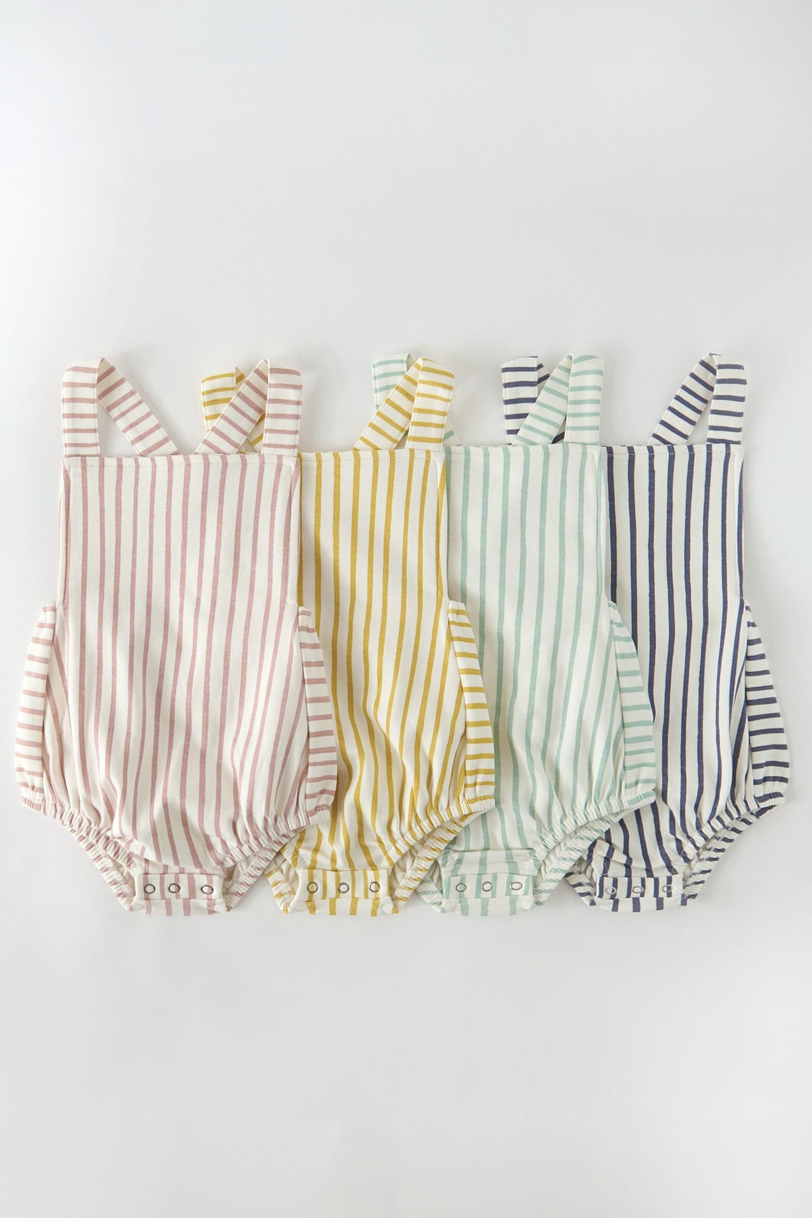 Criss-Cross One-Piece - Stripes Away Ink Blue