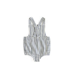 Criss-Cross One-Piece - Stripes Away Ink Blue
