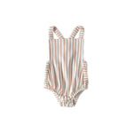 Criss-Cross One-Piece - Stripes Away Peony