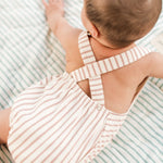 Criss-Cross One-Piece - Stripes Away Peony