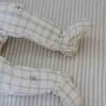 Striped Crib Sheet - Stripes Away Pebble Grey