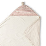 Striped Hooded Towel - Stripes Away Petal